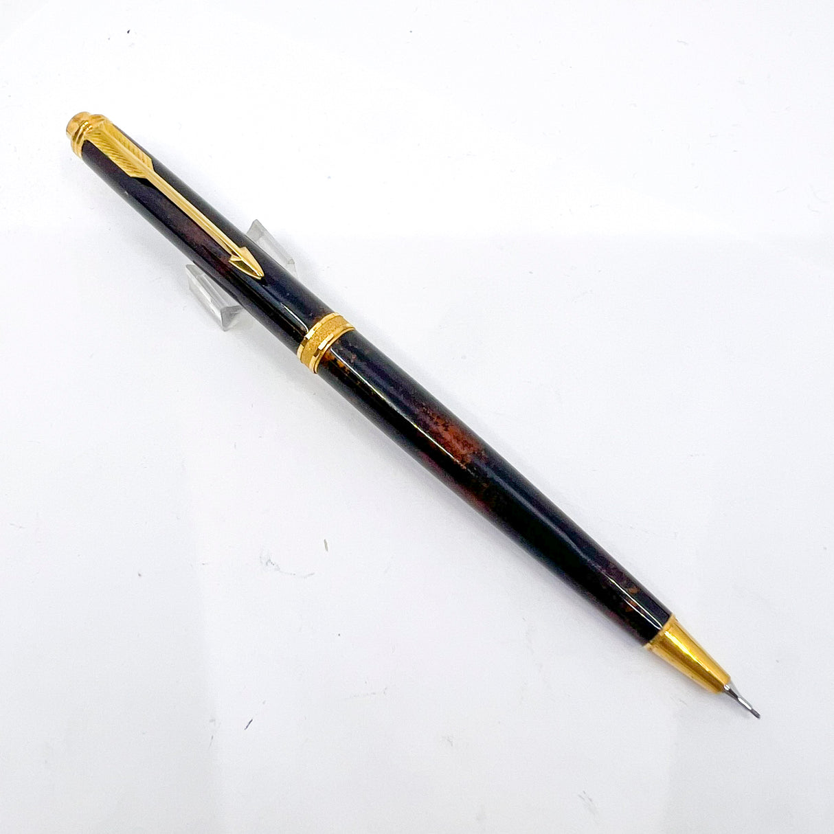 Parker Premier Chinese Brown/Amber Laque Mechanical Pencil - 0.7mm - Circa 1988