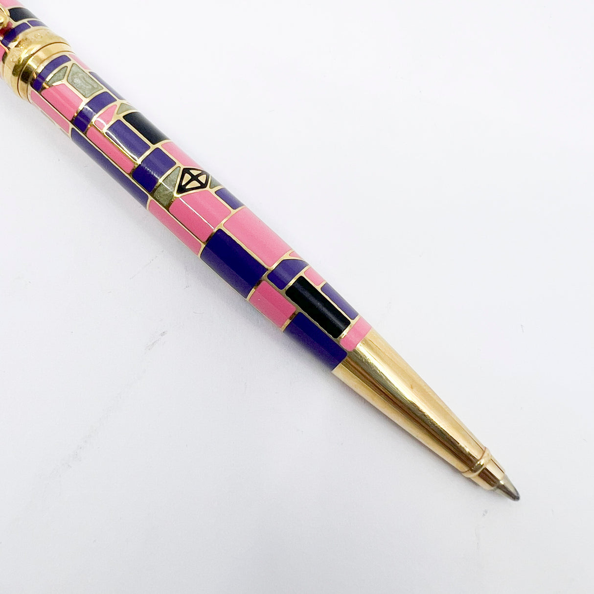Elysee Ballpoint Chinese Lacquer Cloisonne Parthenon Vernissage "Edition 90" - Circa 1990