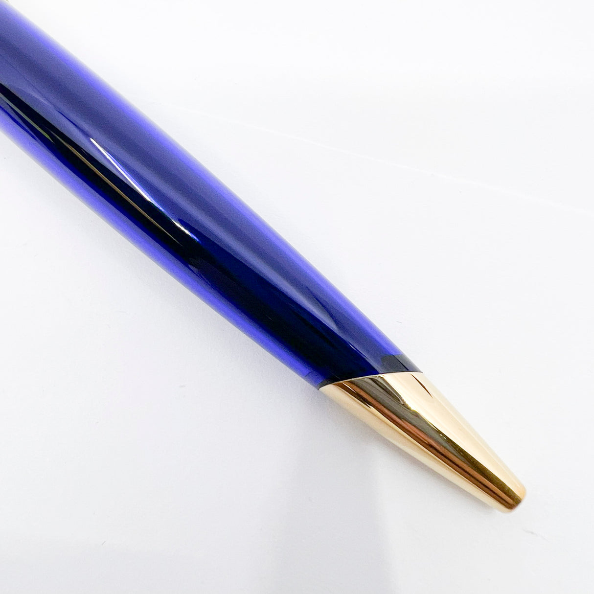 Waterman Edson Translucent Blue Ballpoint Pen