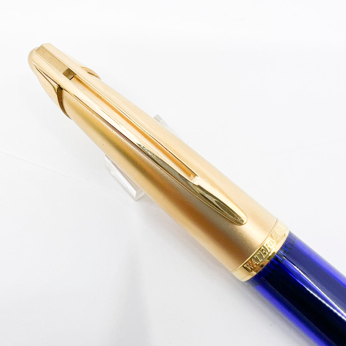 Waterman Edson Translucent Blue Ballpoint Pen