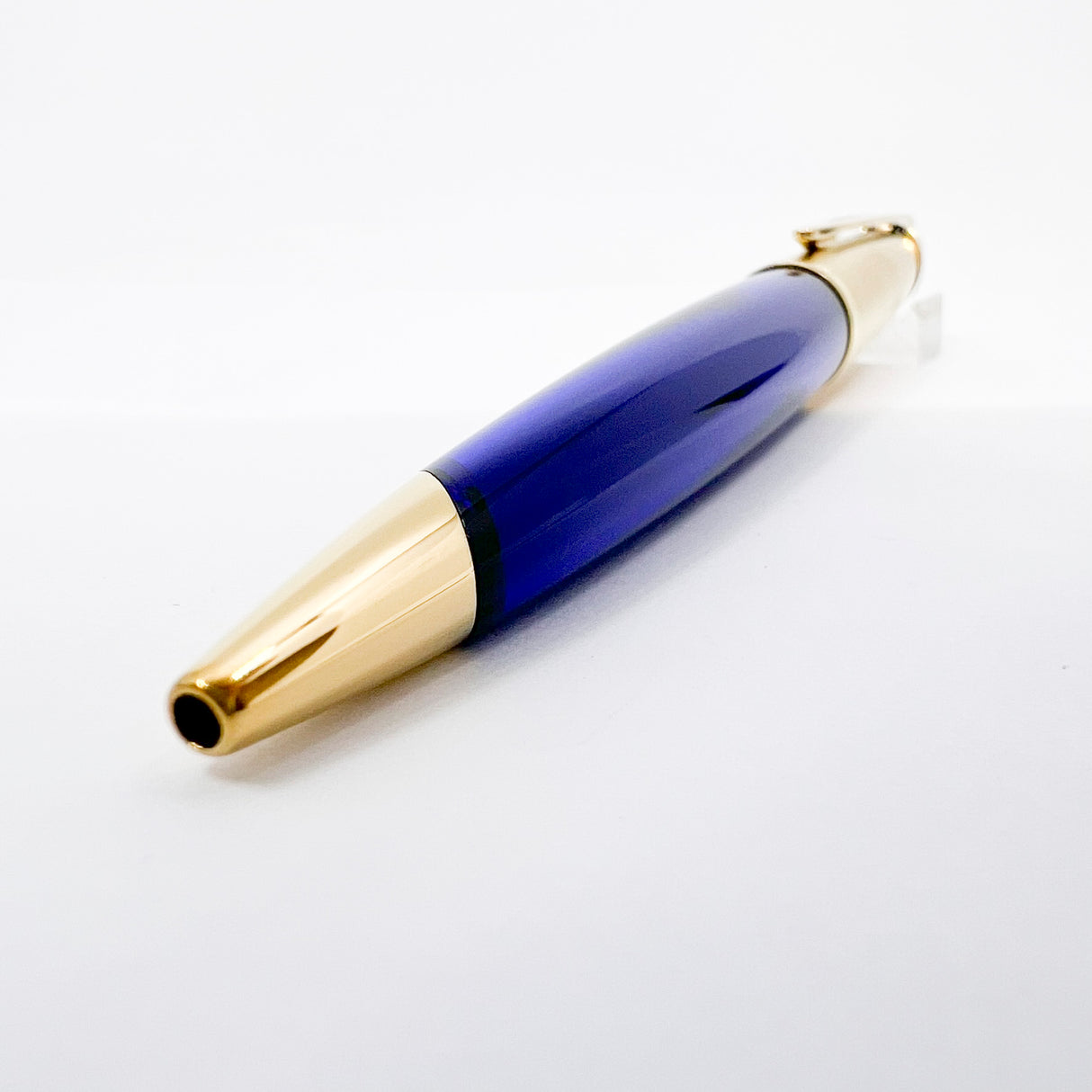 Waterman Edson Translucent Blue Ballpoint Pen