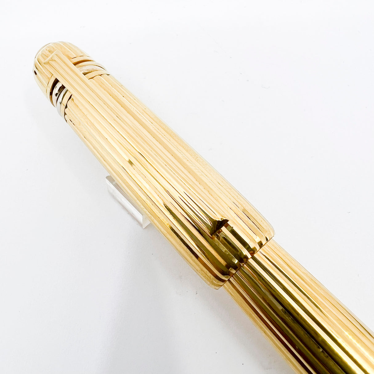 Cartier Pasha Heavy Gold-Plated Fluted Rollerball