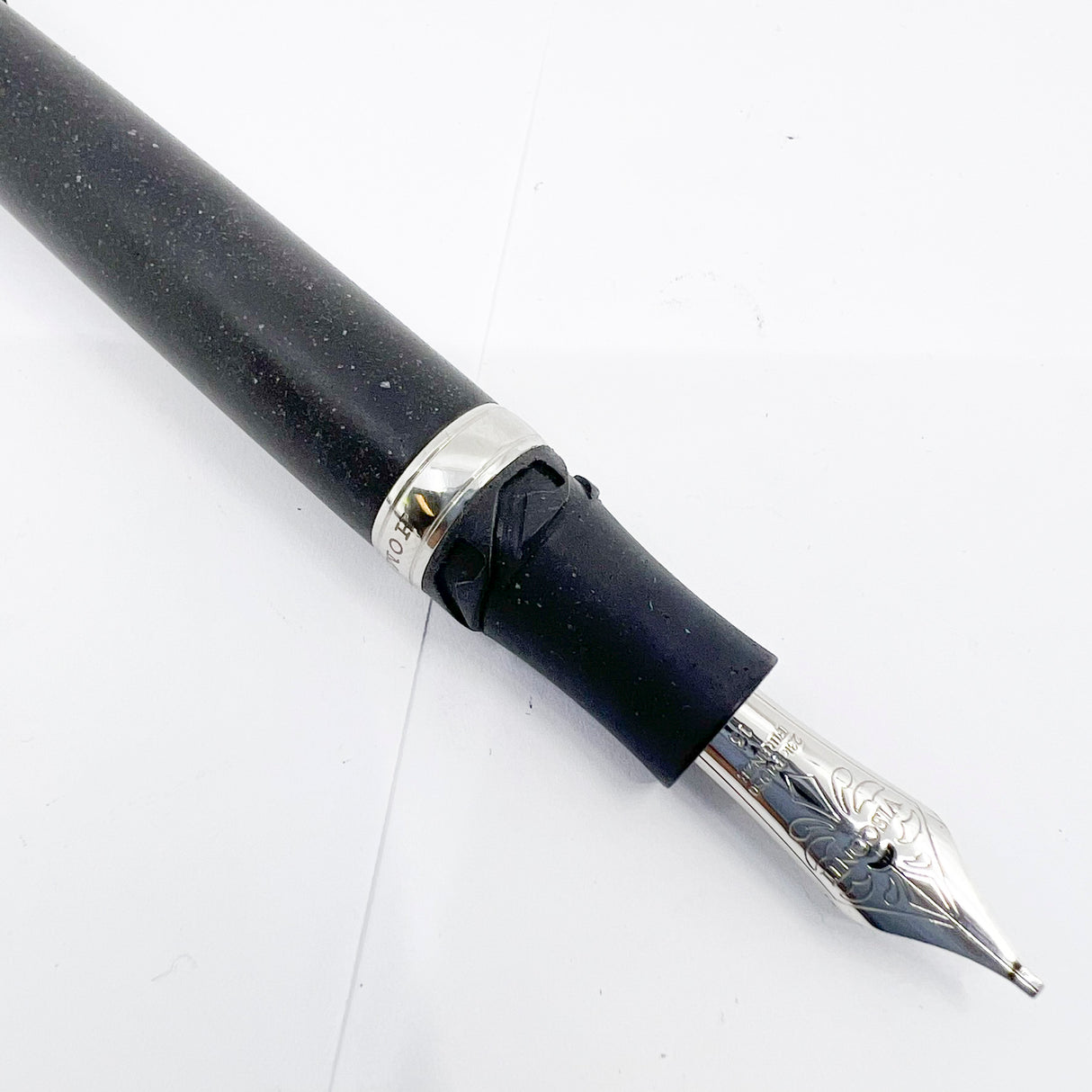 Visconti Homo Sapiens Steel Age Fountain Pen - Very Flexible 1.3mm Stub 23K Palladium Nib!