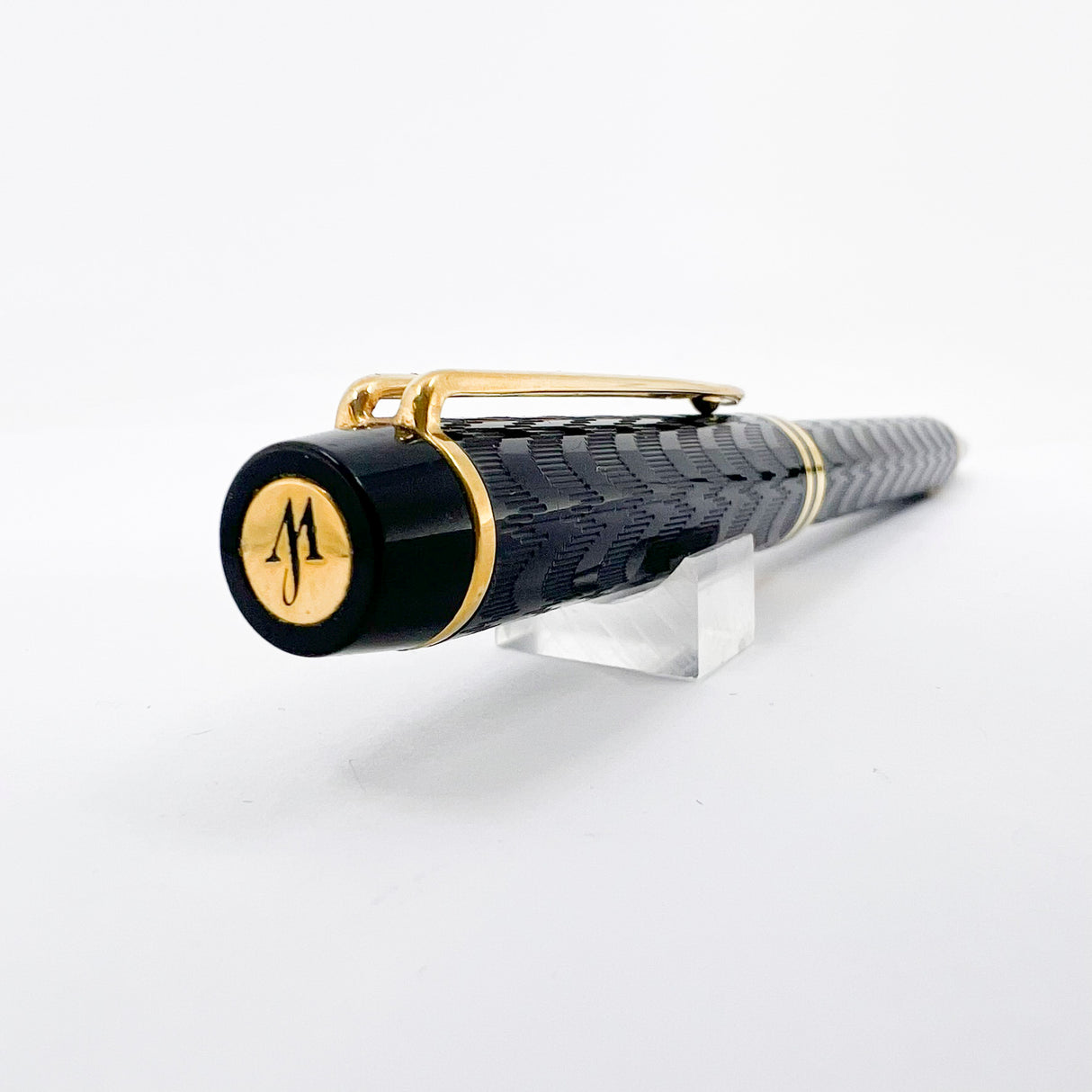 Waterman Man 100 Opera Black Chased Ballpoint Pen