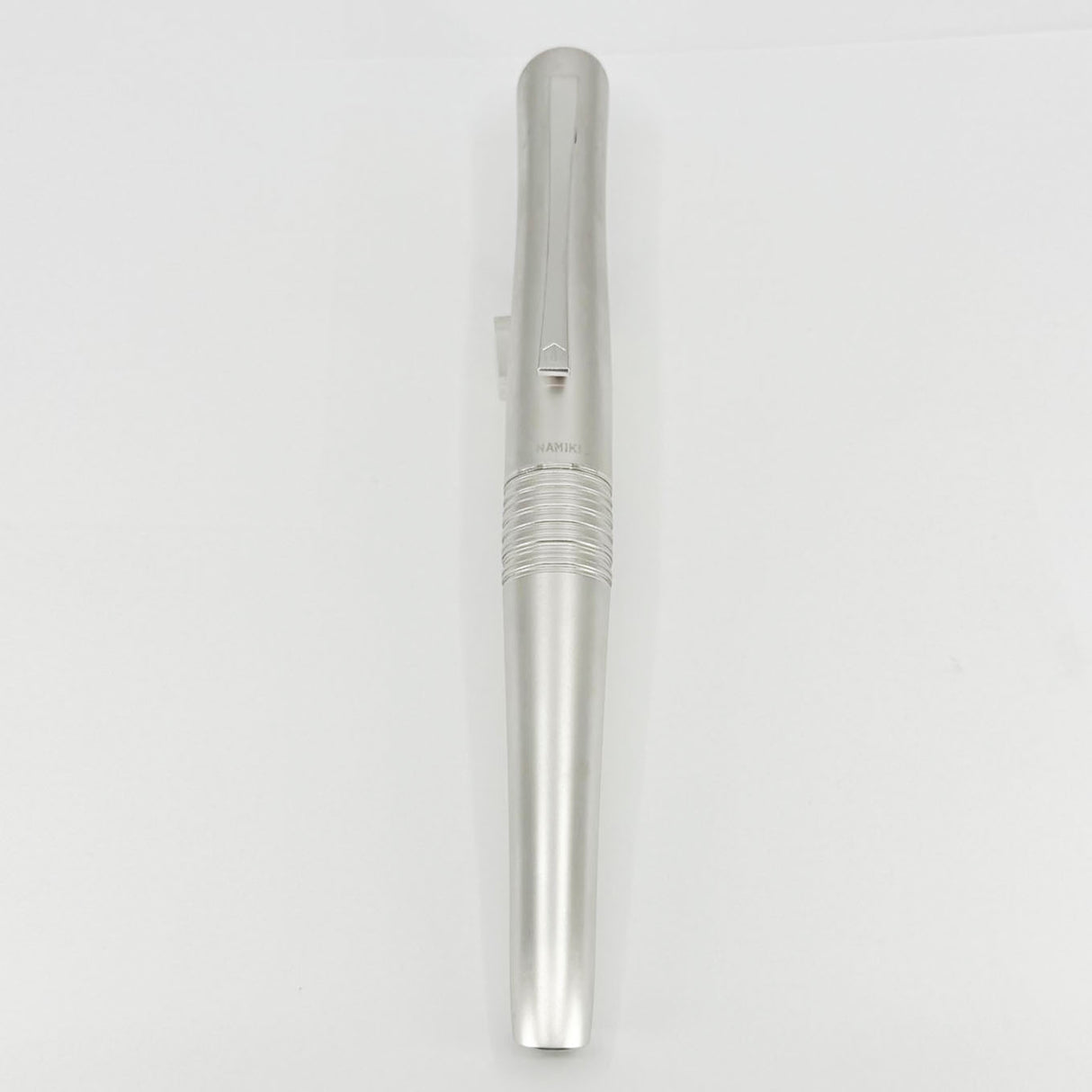 Pilot-Namiki Satin Finished Rhodium Bamboo Oversized Fountain Pen - Fine 14kt Gold Nib