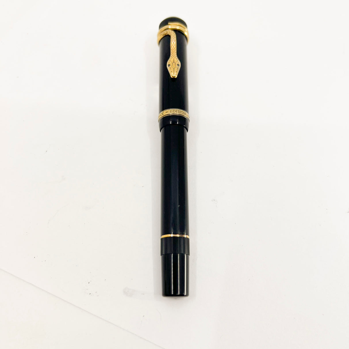 Montblanc Agatha Christie Vermeil (Gold Plating Over Sterling Silver) Limited Edition Fountain -Medium 18 Kt Gold Nib Pen - Medium 18kt Gold Nib (Copy)
