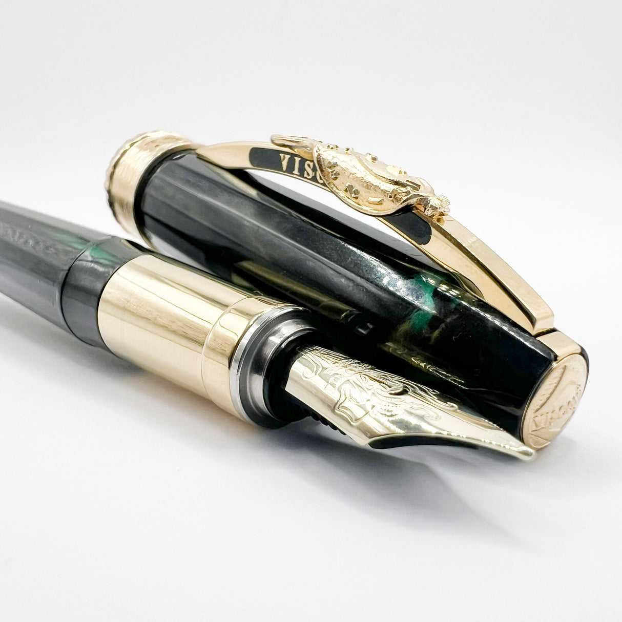 Visconti Salvador Dali Dance of Time Fountain Pen - Medium Gold-Plated Nib