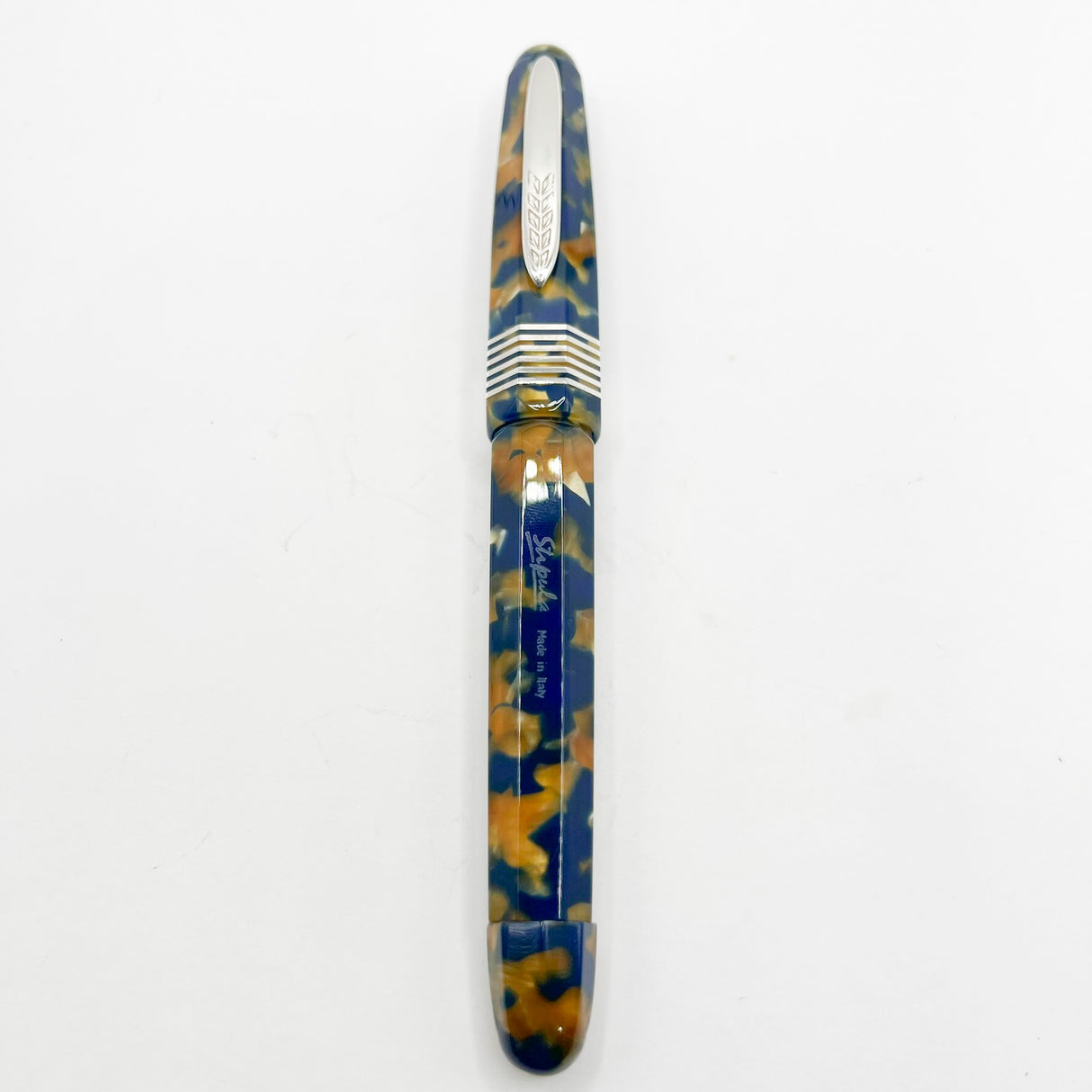 Stipula Etruria Champagne Faceted Limited Edition Fountain Pen - Medium 18kt Gold Nib - Only 88 Pens Made!