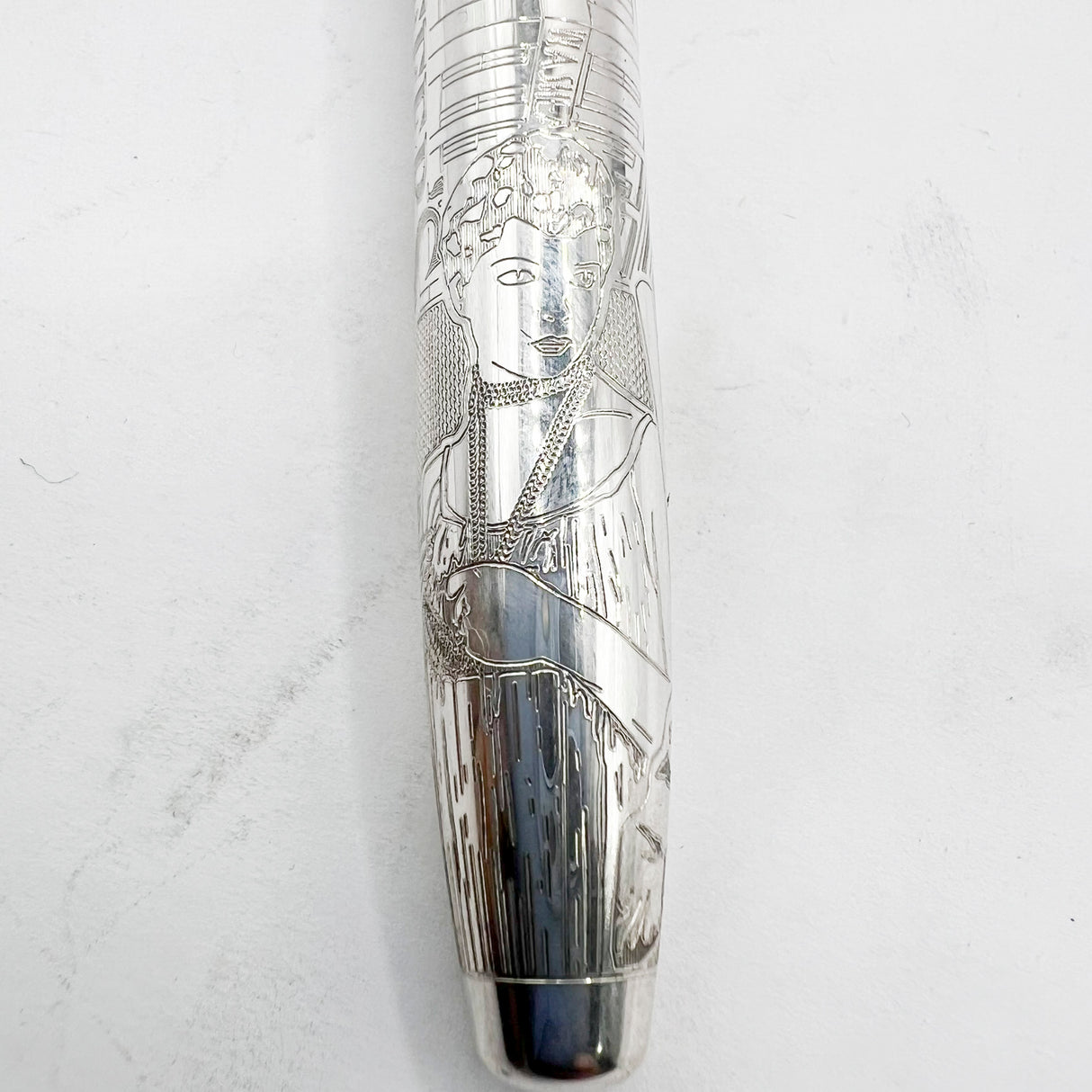 Sheaffer Roaring Twenties Sterling Silver Limited Edition Fountain Pen - Medium 18kt Gold Nib