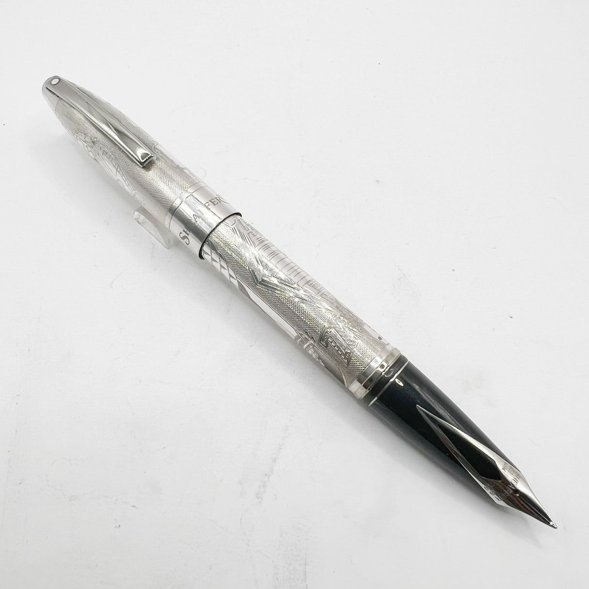 Sheaffer Roaring Twenties Sterling Silver Limited Edition Fountain Pen - Medium 18kt Gold Nib