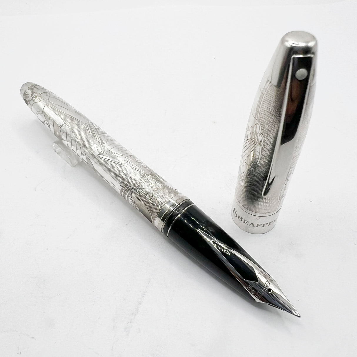 Sheaffer Roaring Twenties Sterling Silver Limited Edition Fountain Pen - Medium 18kt Gold Nib