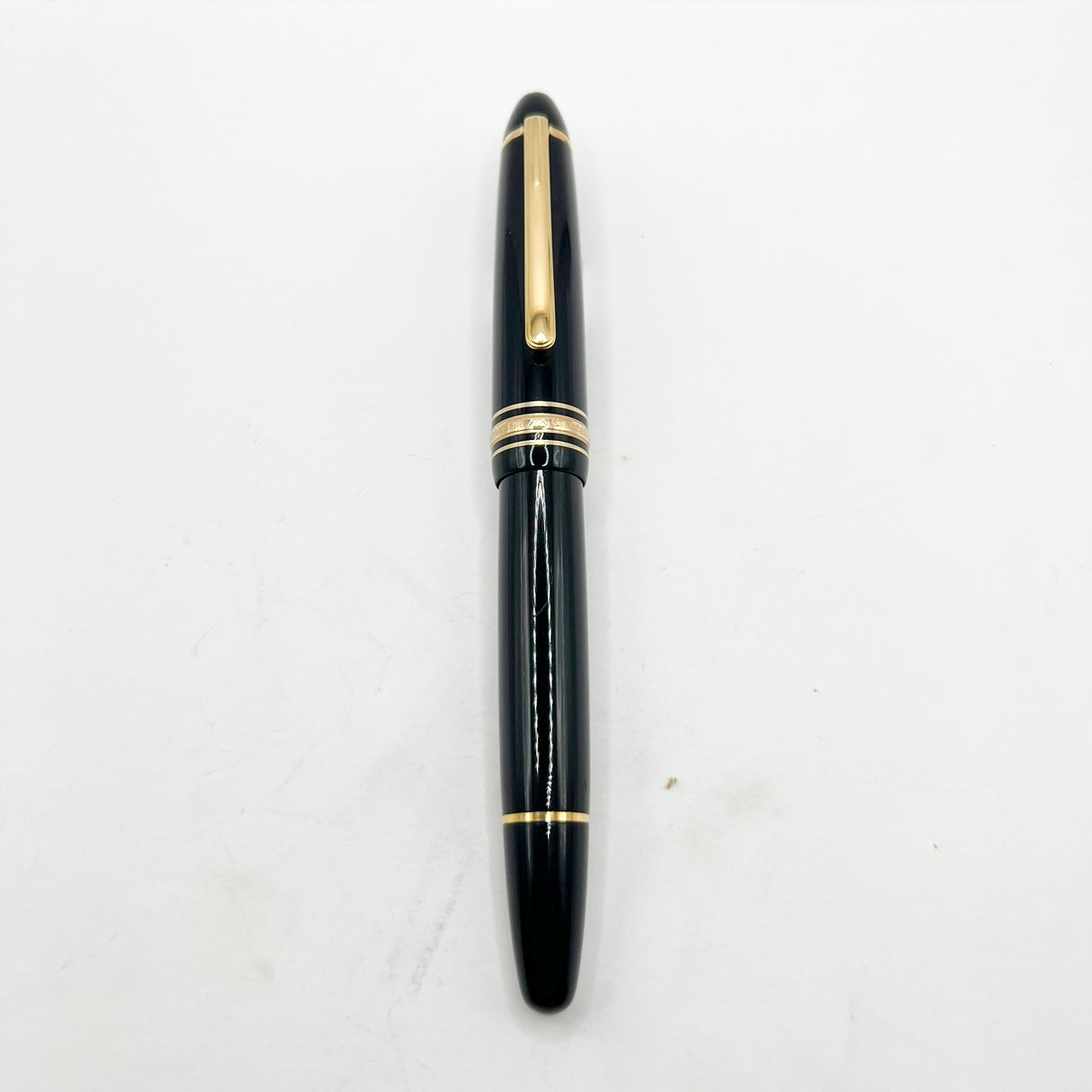 Montblanc Meisterstuck Black Resin #146 LeGrand Fountain Pen - Medium 14kt Gold Nib