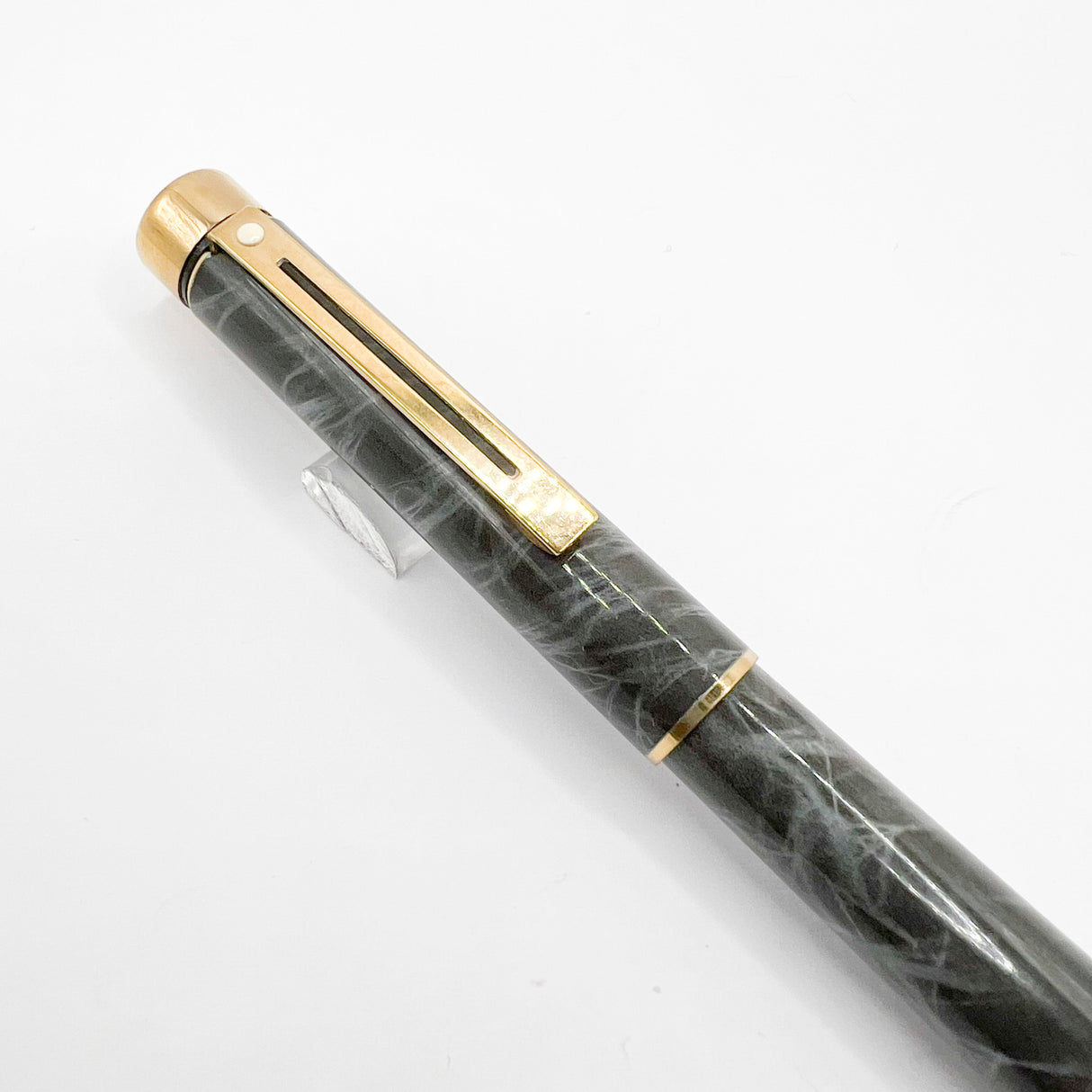 Sheaffer Full Size Targa Gray Ronce Fountain Pen - Fine 14kt Kt Gold Nib