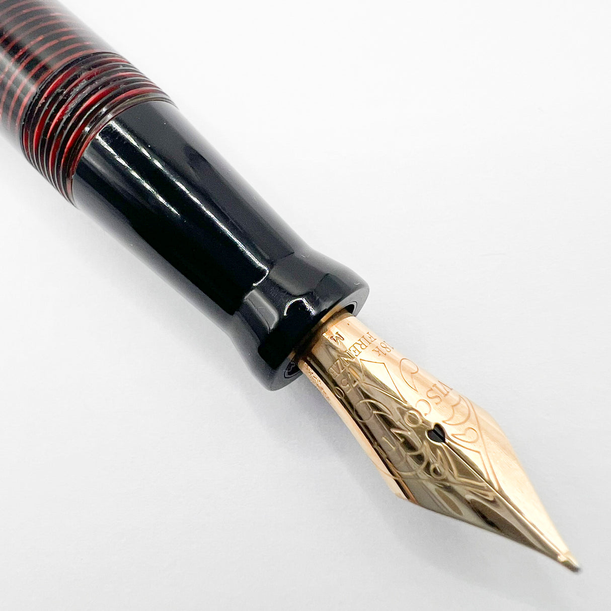 Visconti Copernicus Burgundy Celluloid Limited Edition Fountain Pen - Medium 18kt Gold Nib