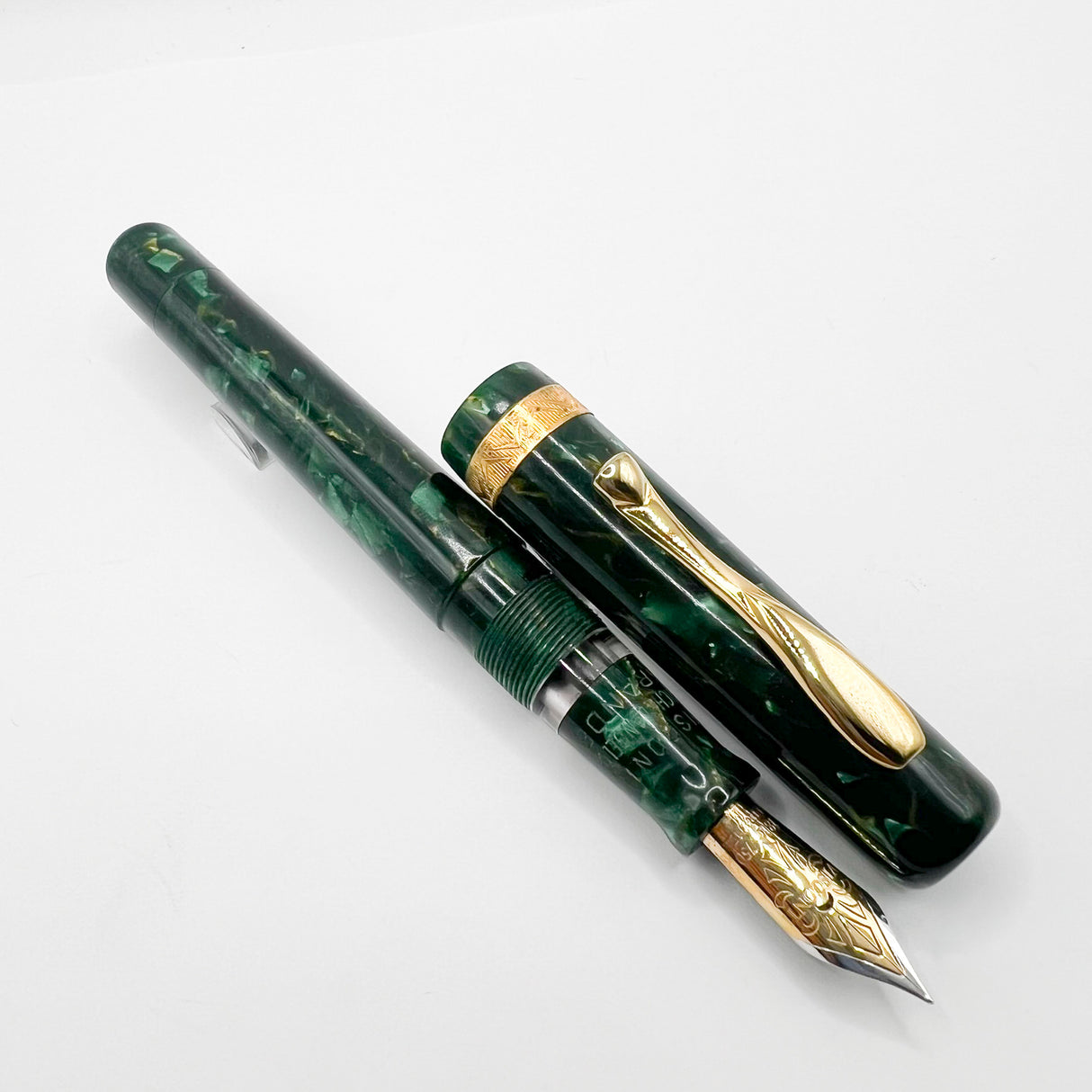 Visconti Limited Edition Michelangelo Grande Celluloid Fountain Pen - Medium 18kt Gold Nib