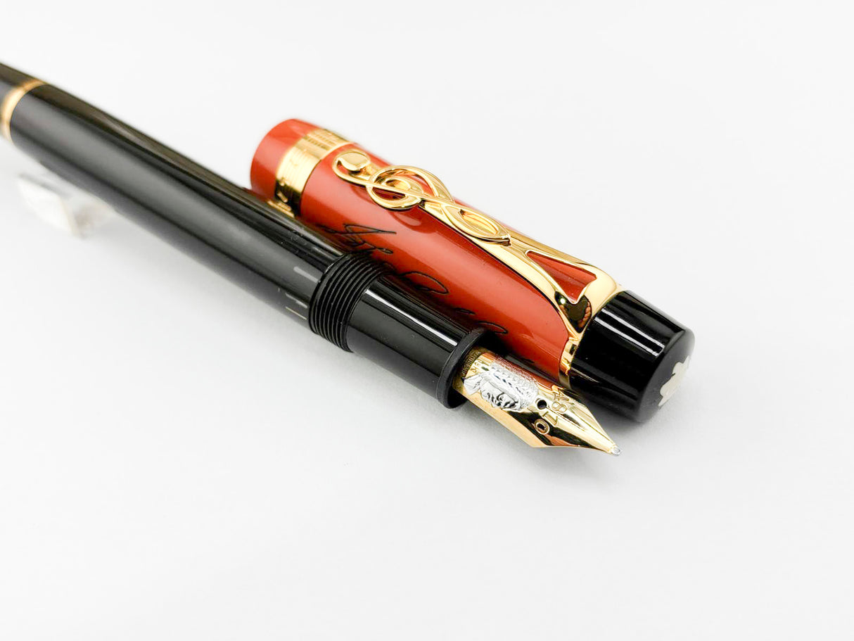 Montblanc Johann Sebastian Bach Donation Limited Edition Fountain Pen - Broad 18kt Gold Nib
