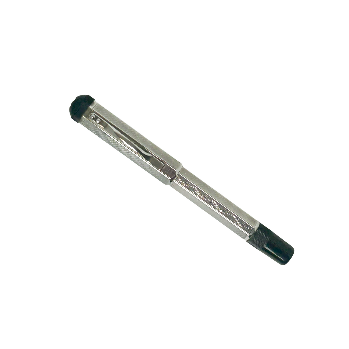 Montblanc Lorenzo De Medici Sterling Silver Patron of the Arts Fountain Pen - Medium 18kt Gold Nib - A GRAIL Pen!