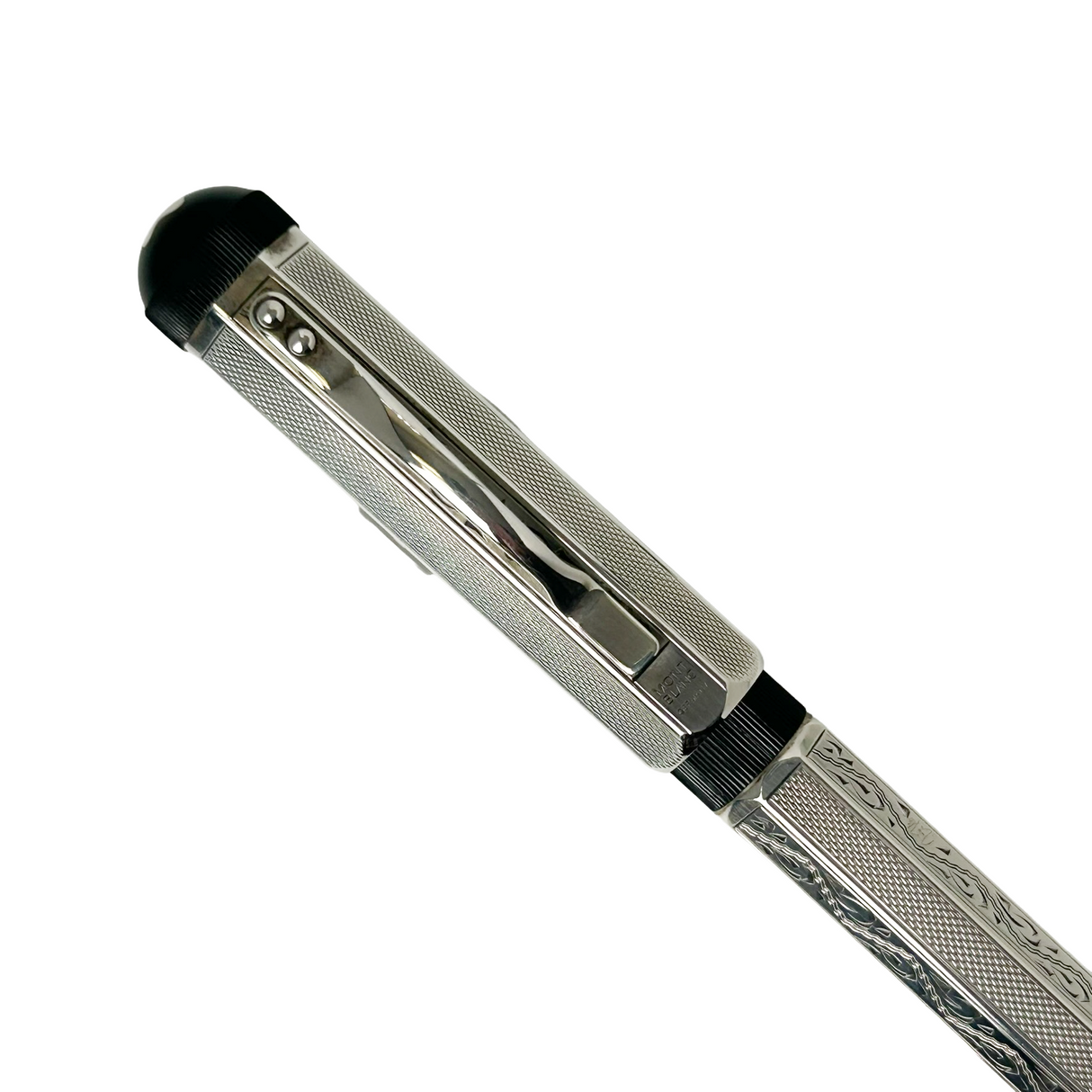 Montblanc Lorenzo De Medici Sterling Silver Patron of the Arts Fountain Pen - Medium 18kt Gold Nib - A GRAIL Pen!