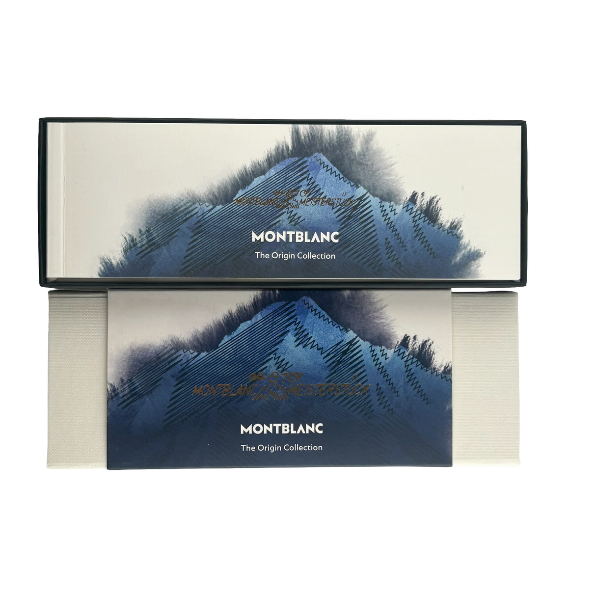 Montblanc Meisterstuck "Origin" Fluid Blue #149 Fountain Pen - Celebrating the 100th Anniversary of the Meisterstuck - Medium 18kt Gold Nib