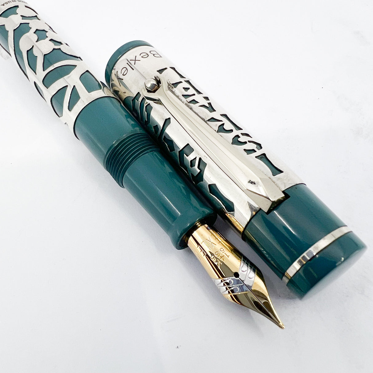 Bexley 50th Anniversary of Israel Statehood (1948-1998) Sterling Silver Limited Edition Fountain Pen #025/100 - Medium 14kt Gold Nib