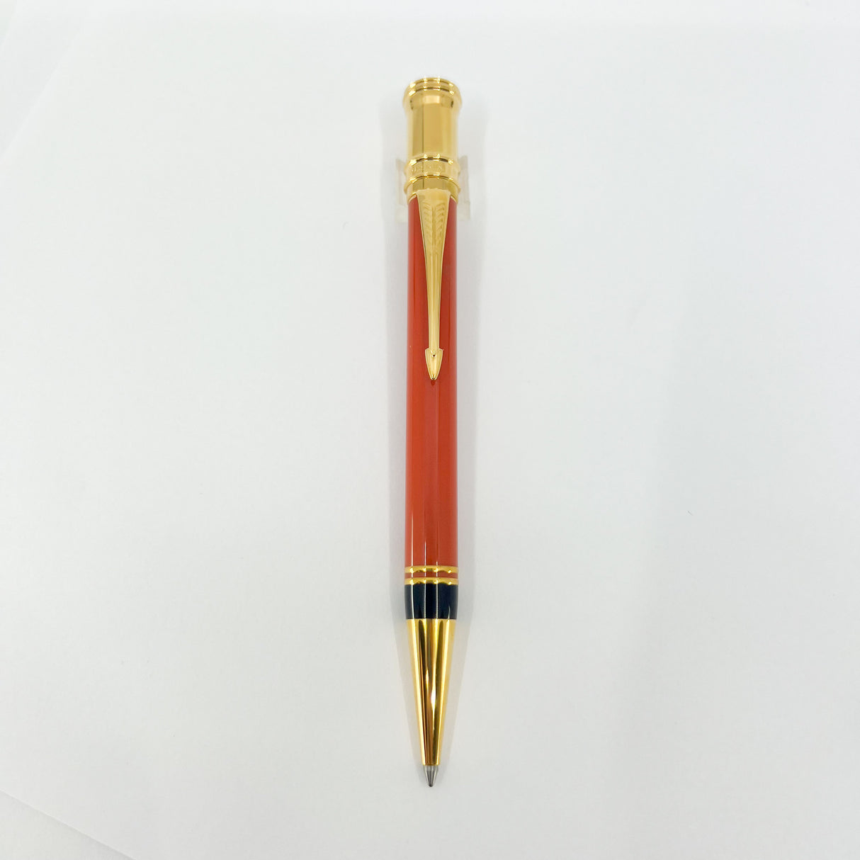 Parker Duofold Orange Ballpoint Pen (Circa 1995)