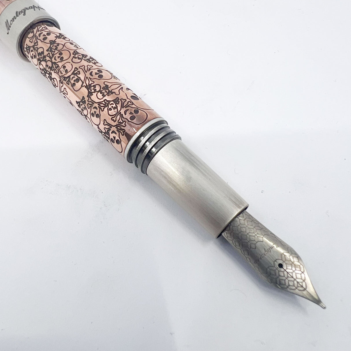 Montegrappa Fortuna Copper Happy Skull Fountain Pen - Medium Stainless Steel Nib