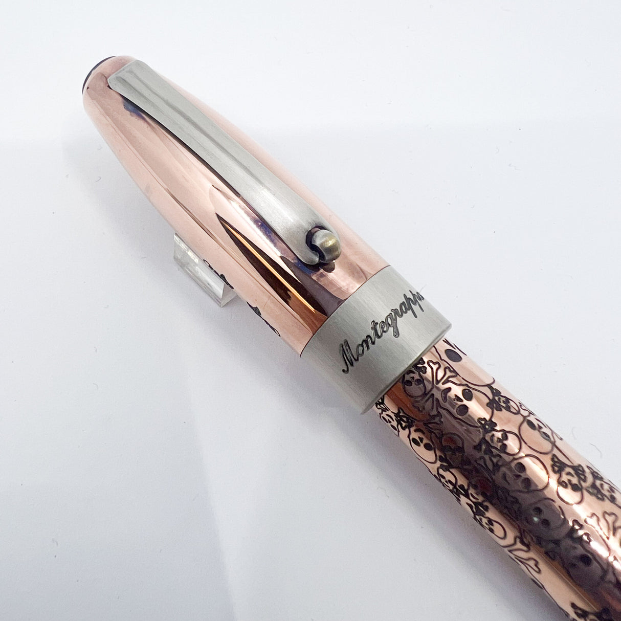 Montegrappa Fortuna Copper Happy Skull Fountain Pen - Medium Stainless Steel Nib