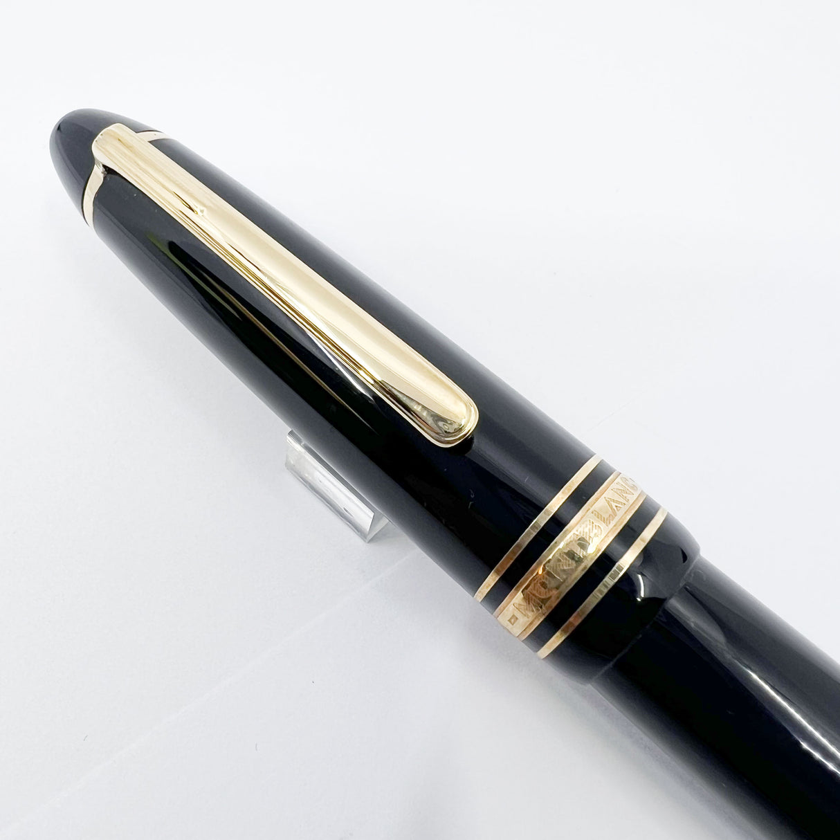 Montblanc Meisterstuck Black Resin #146 LeGrand Fountain Pen - Fine 14kt Gold Nib