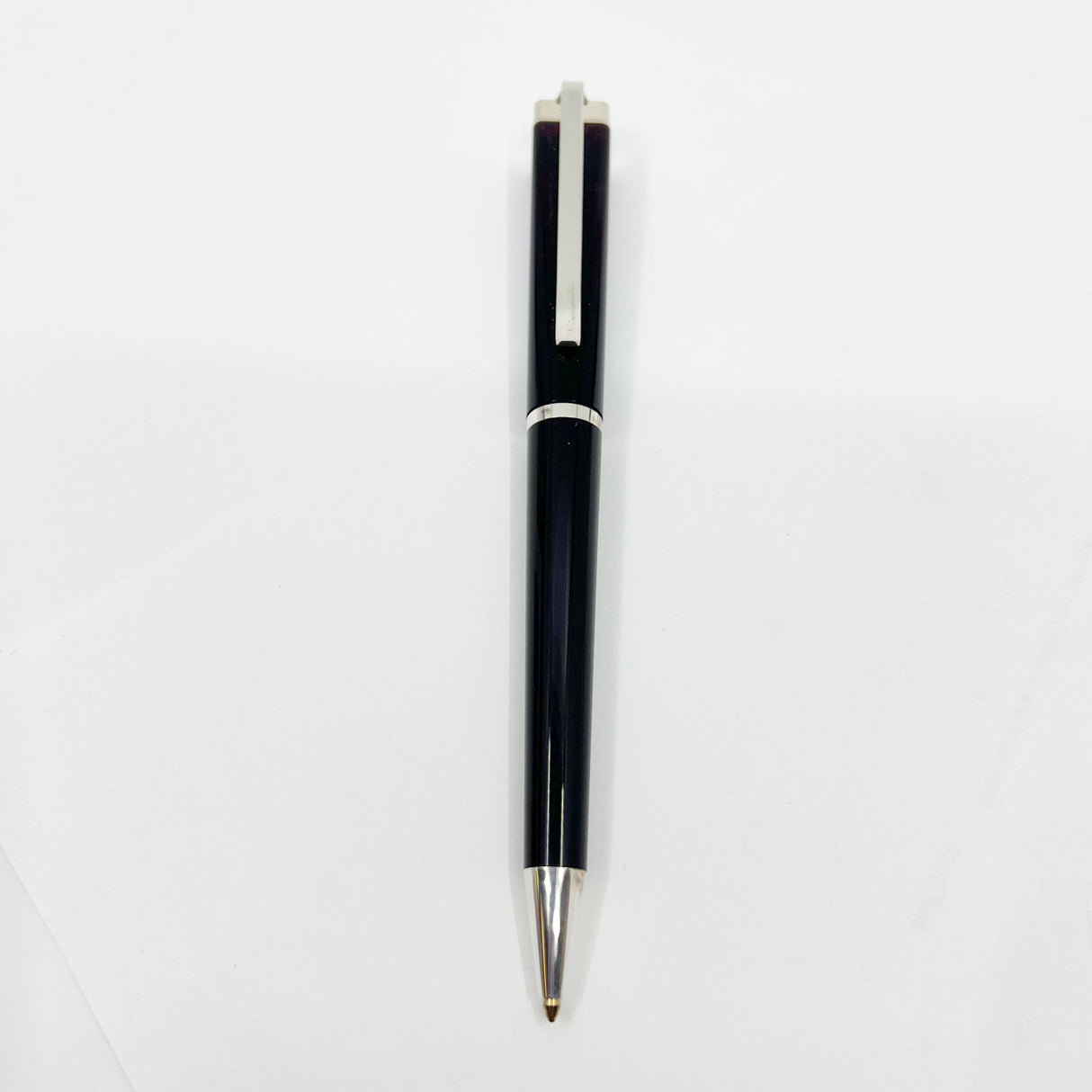 Montblanc Franz Kafka Limited Edition Deep Translucent Burgundy Ballpoint Pen - Sterling Silver Trim