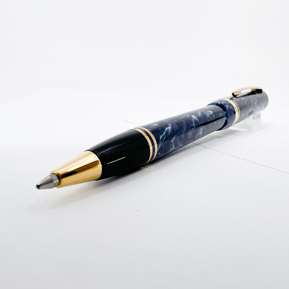 Parker Duofold First Generation Blue Marble Ballpoint Pen