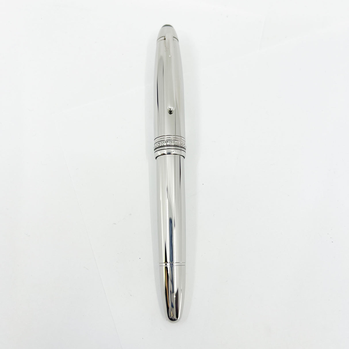 Montblanc Meisterstuck Solitaire Stainless Steel Le Grand 146 Fountain Pen