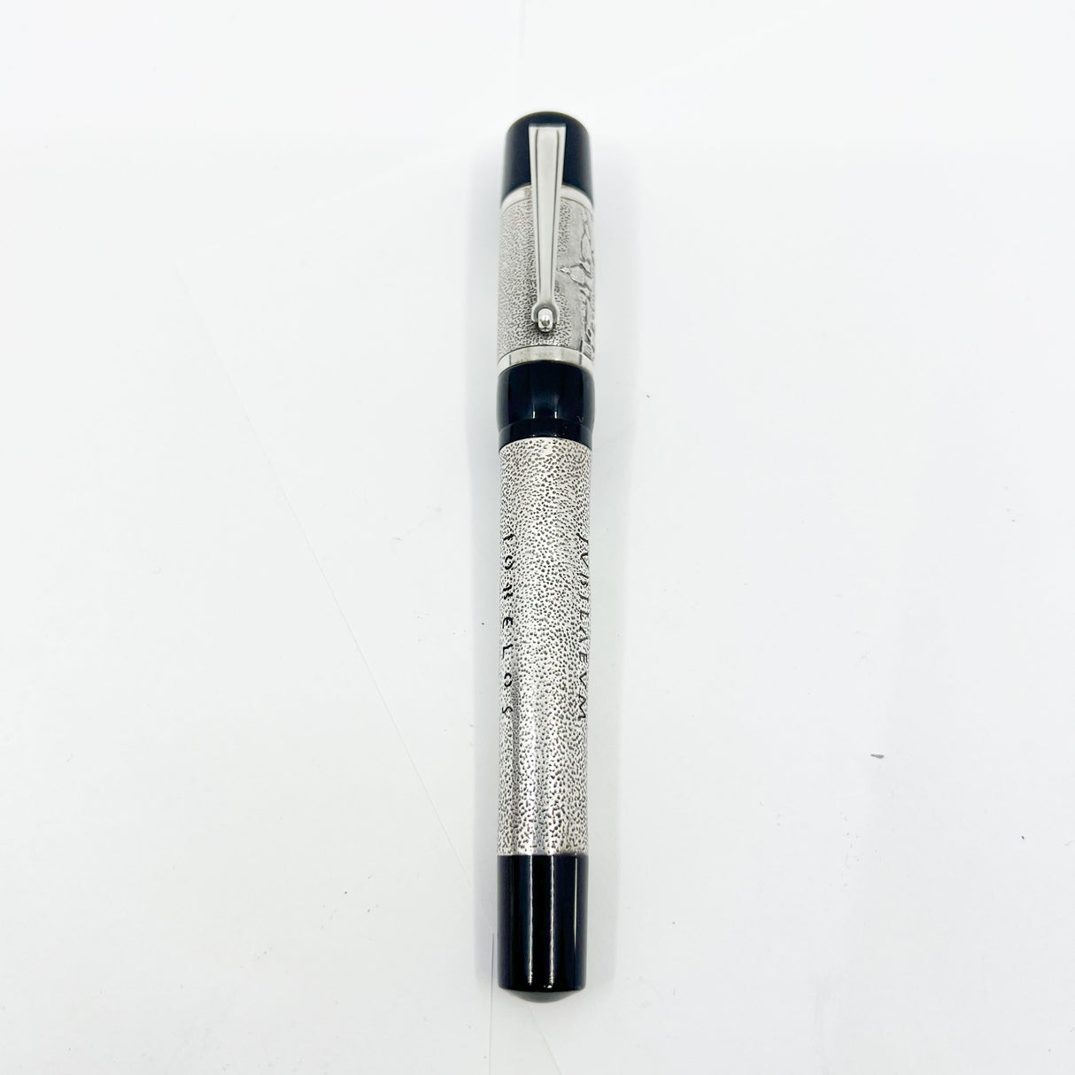 Delta Jubileum 2000 Sterling Silver Lever-Fill Limited Edition Fountain Pen - Medium 18kt Gold Nib