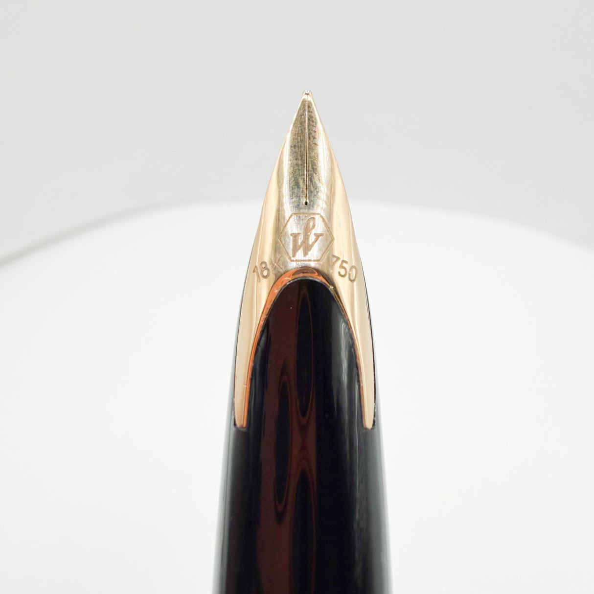 Waterman Royal Blue Carene Fountain Pen - Fine 18kt Gold Nib