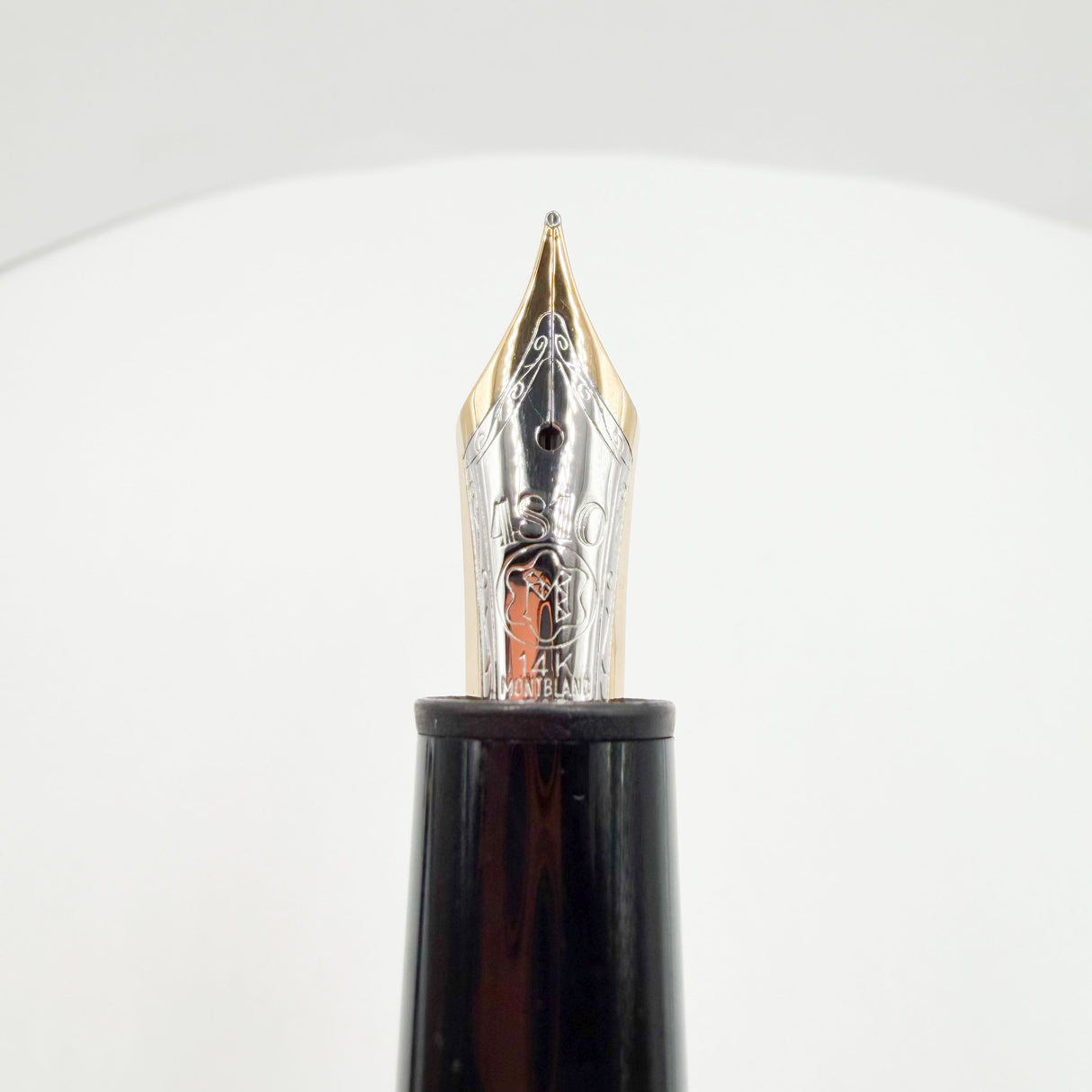 Montblanc Meisterstuck Black Resin #146 LeGrand Fountain Pen - Fine 14kt Gold Nib
