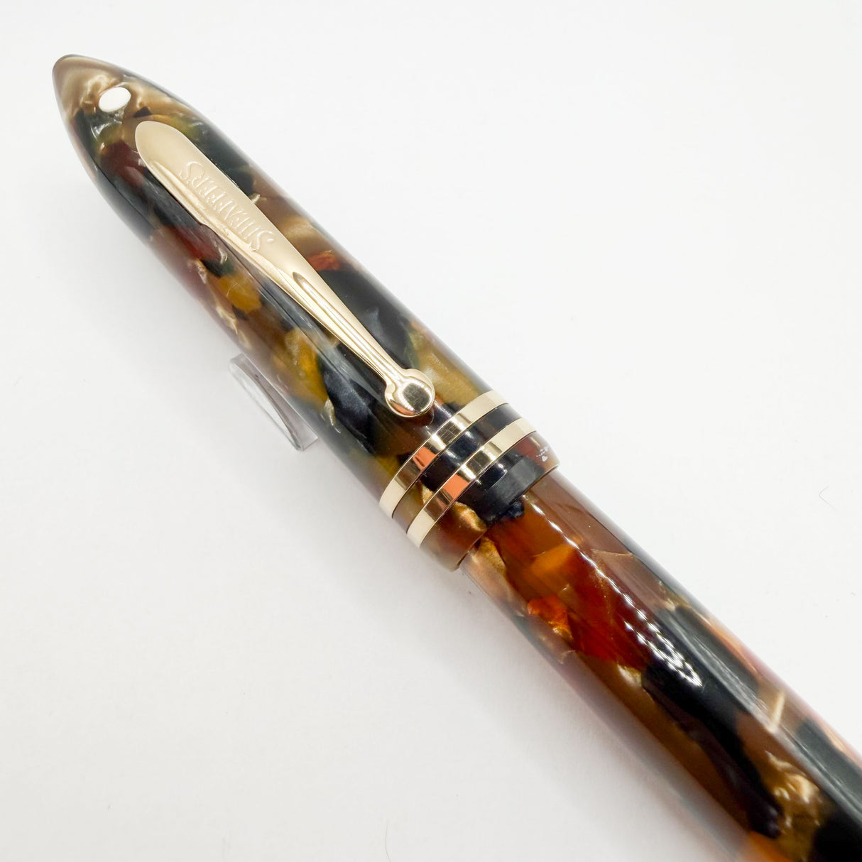 Sheaffer Amber Glow Balance II Fountain Pen - Extra Fine 18kt Gold Nib