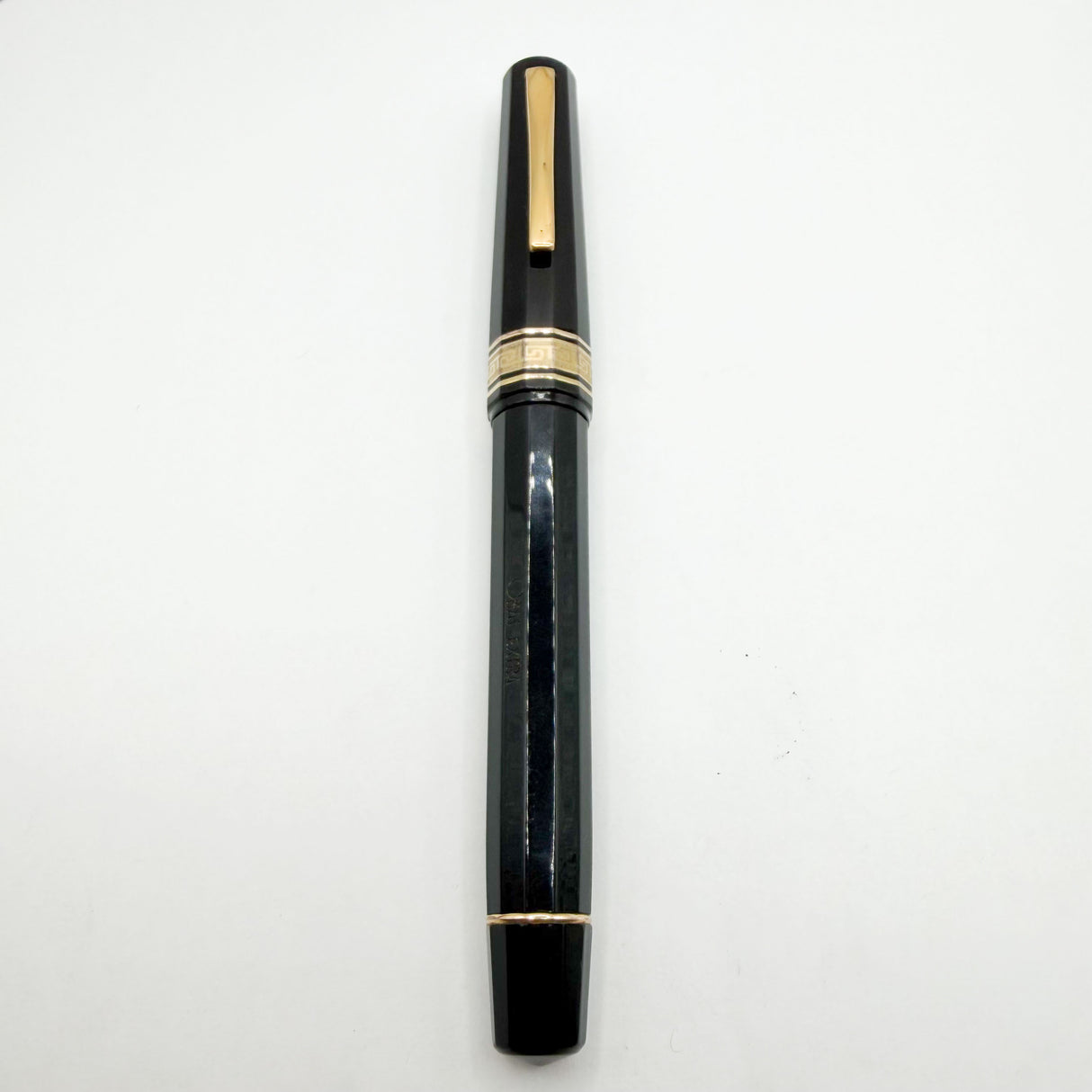 OMAS for Tiffany & Co. Black Vegetal Resin Facetted Standard Size Paragon Rollerball