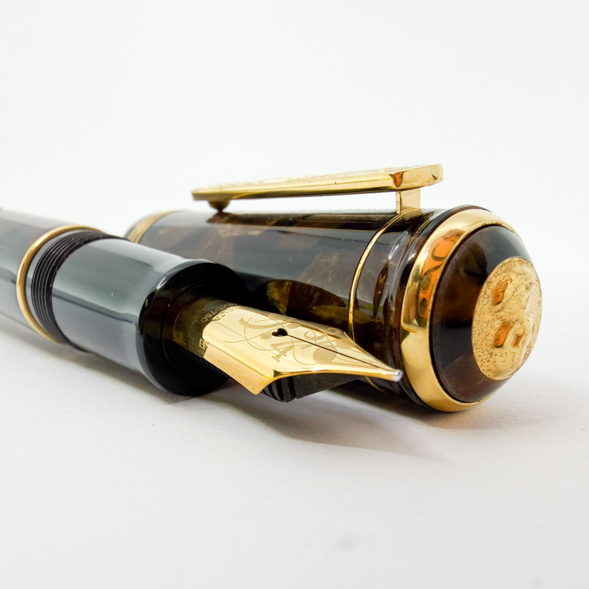 Delta Enrico Caruso Celluloid Special Limited Edition Fountain Pen - Extra Fine 18kt Gold Nib