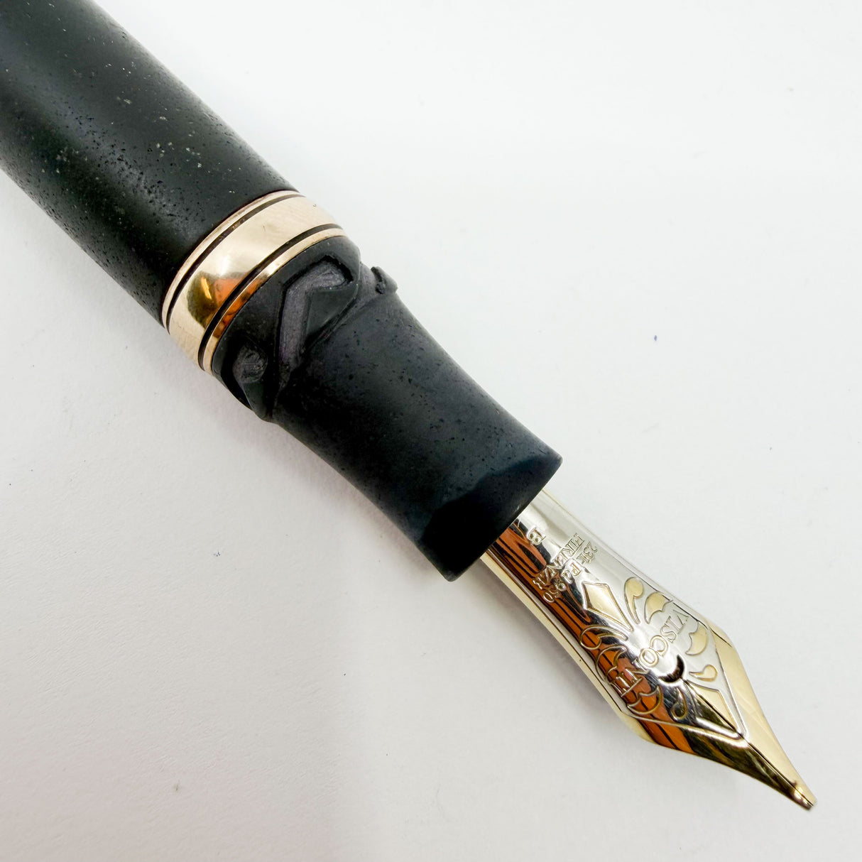 Visconti Homo Sapiens Bronze Age Fountain Pen - Flexible Broad 23K Palladium Nib