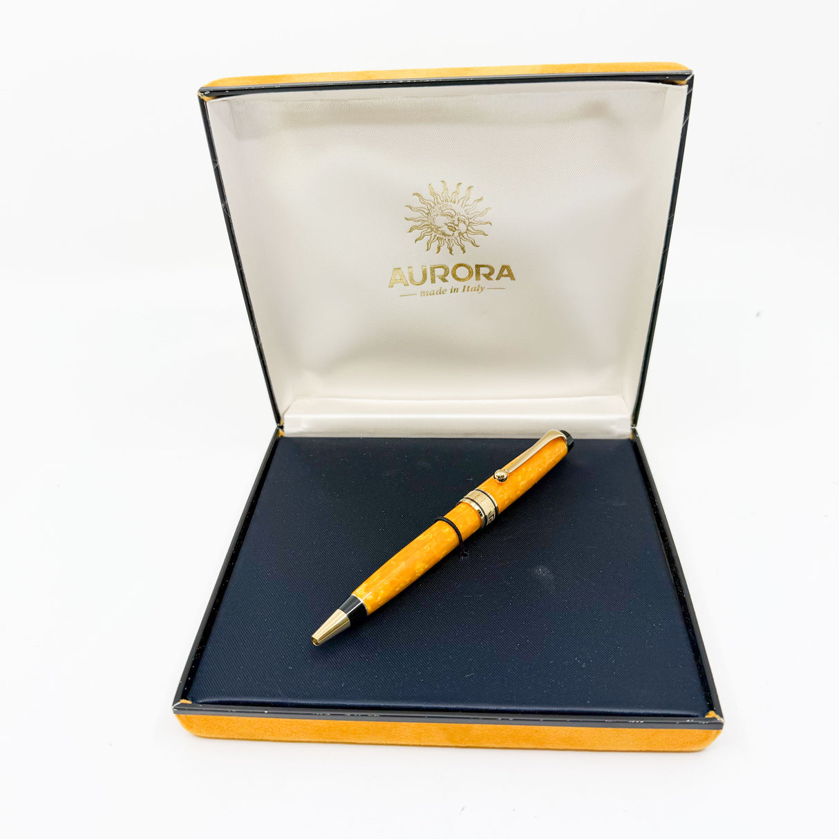 Aurora Sole Marbled Orange Limited Edition Ballpoint Pen