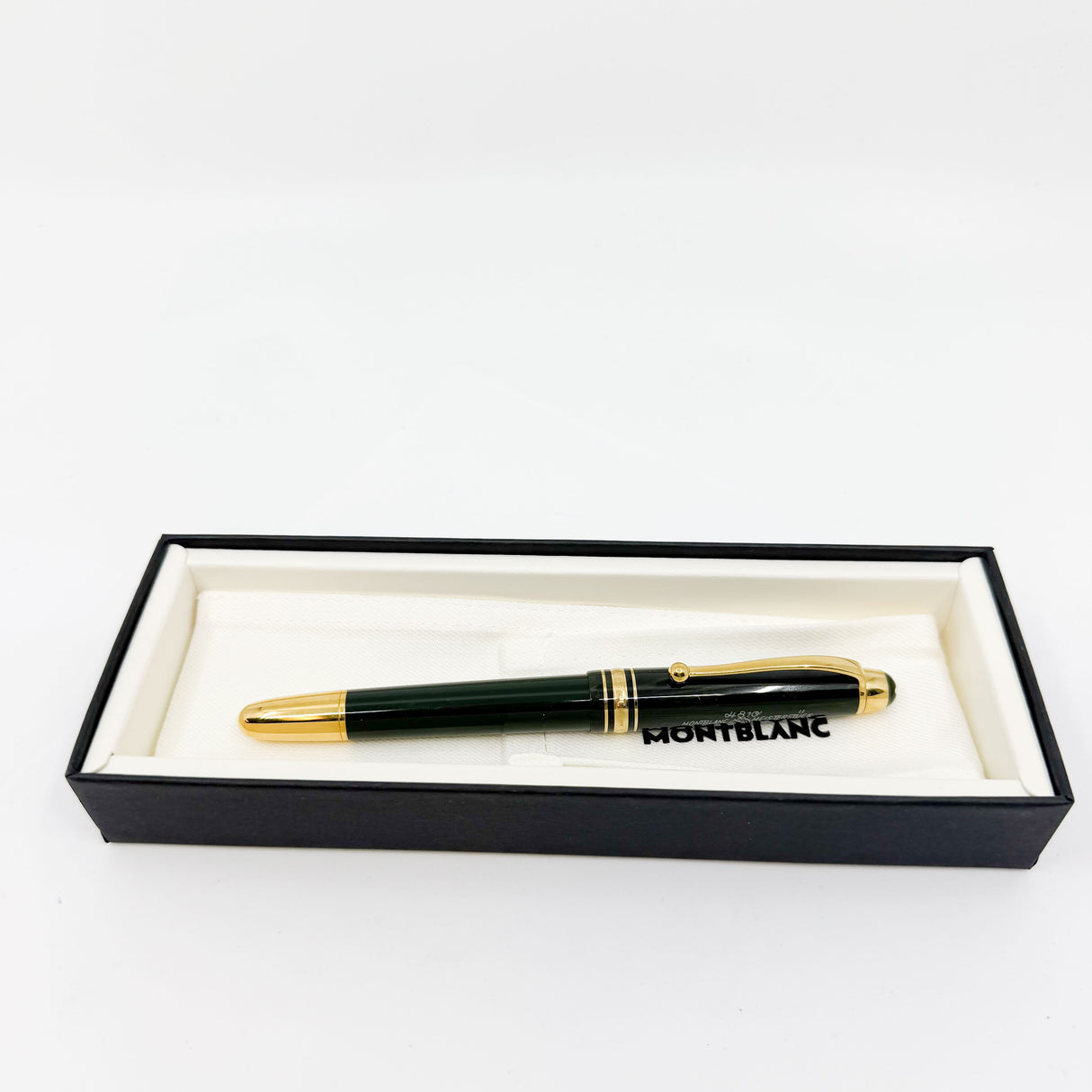 Montblanc Meisterstuck Fountain Pen - 145 The Origin Green - Celebrating the 100th Anniversary of the Meisterstuck - Medium 14kt Gold Nib
