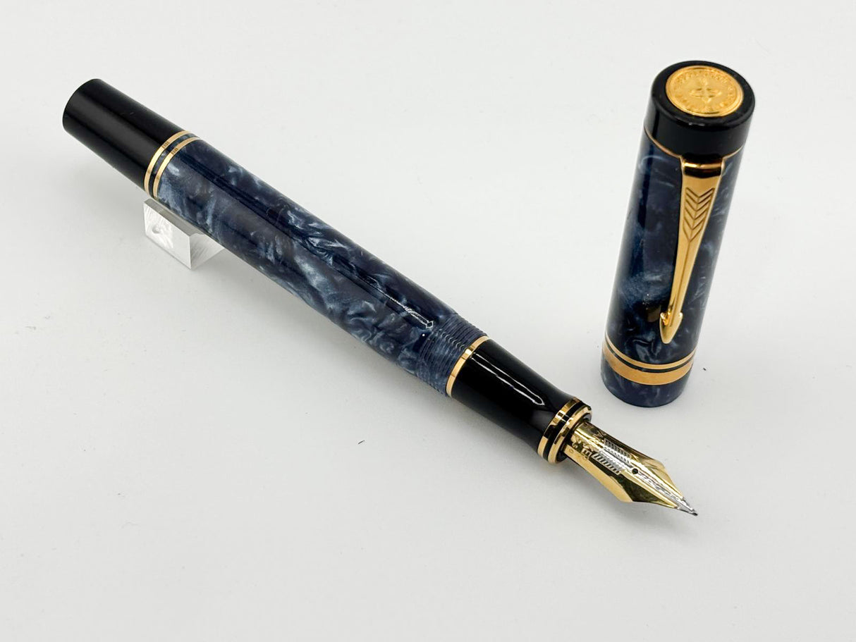 Parker Duofold Centennial (Largest Size) Fountain Pen - Medium 18kt Gold Nib