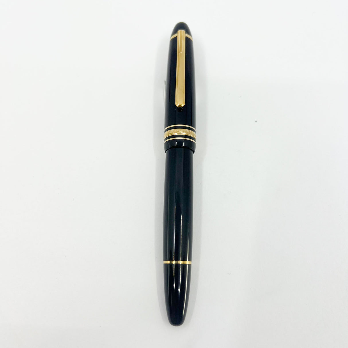 Montblanc Meisterstuck Black Resin #146 LeGrand Fountain Pen - Flexible Broad 14kt Gold Nib