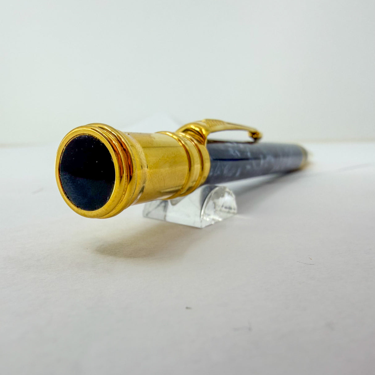 Parker Duofold Blue Marble Ballpoint Pen