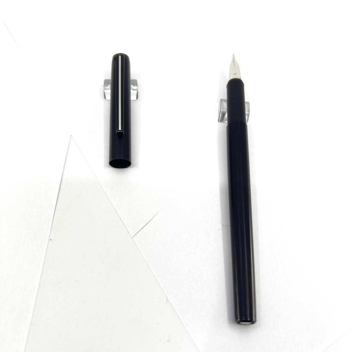 Montblanc Matte Black Metal QuickPen Styled Fountain Pen - Fine 14kt Gold Nib