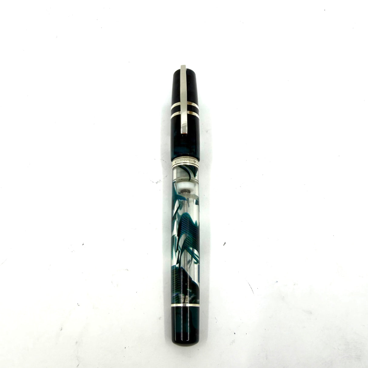 Visconti Homo Sapiens Crystal Swirl Demonstrator Limited Edition Fountain Pen - Flexible Fine 23K Palladium Nib