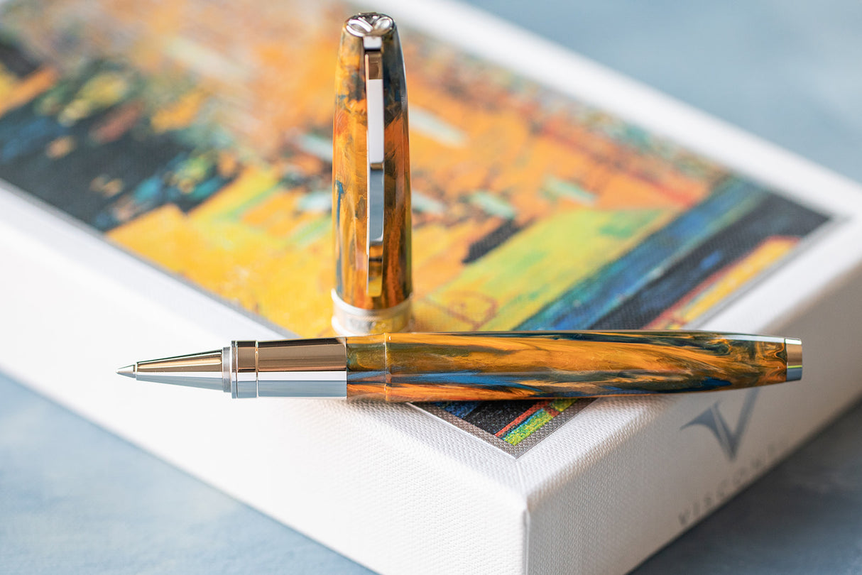 Visconti Van Gogh Impressionist Café Terrace at Night - Rollerball