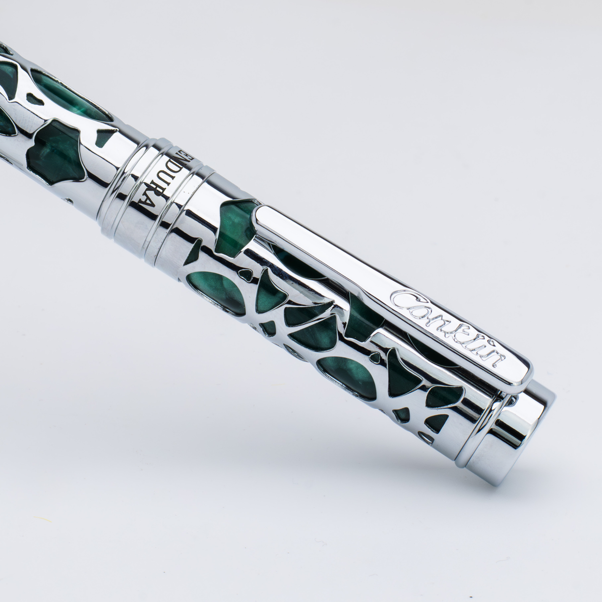 Conklin Endura Deco Crest Green Fountain Pen Collection