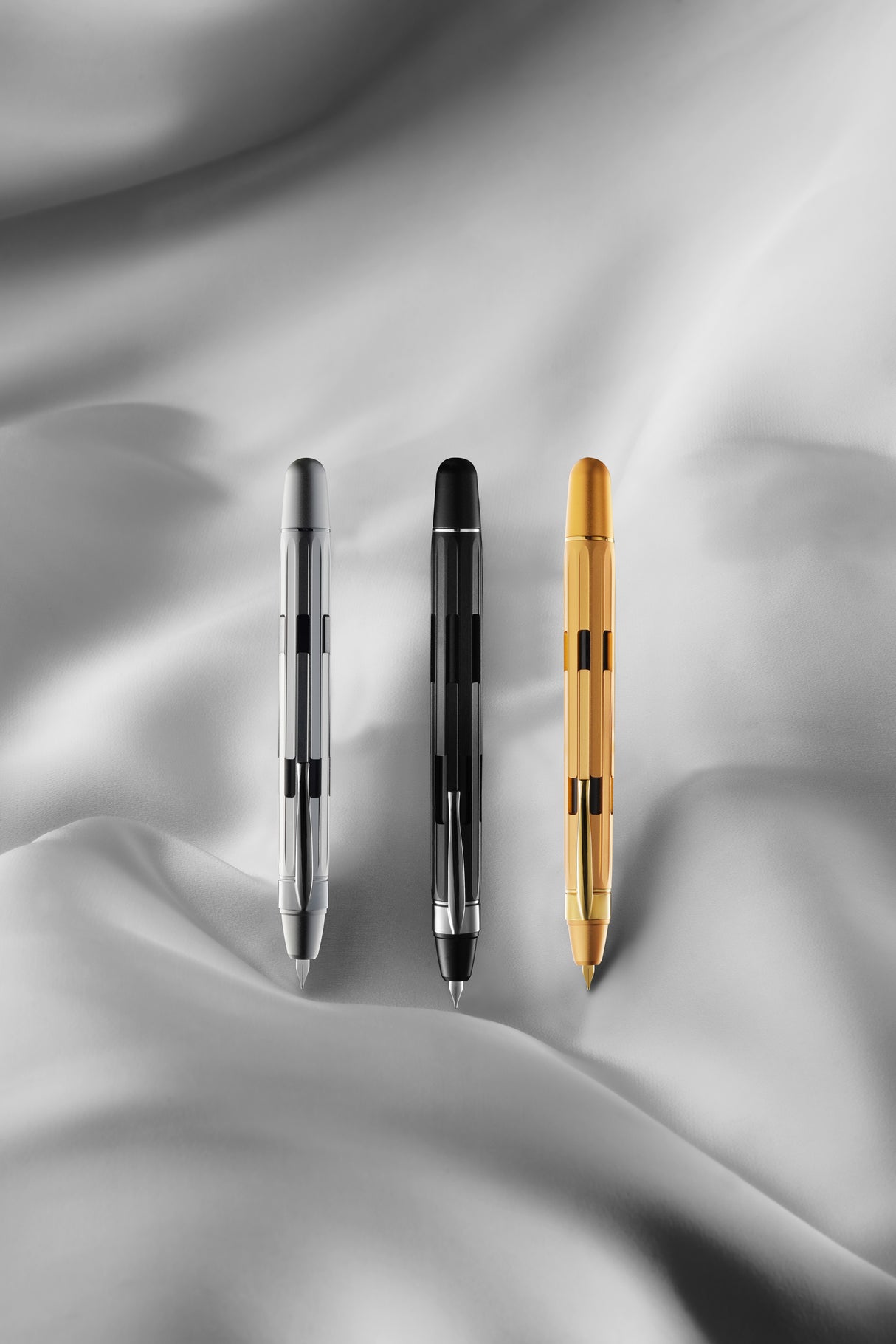 Nahvalur Eclipse Pure Silver - Fountain Pen