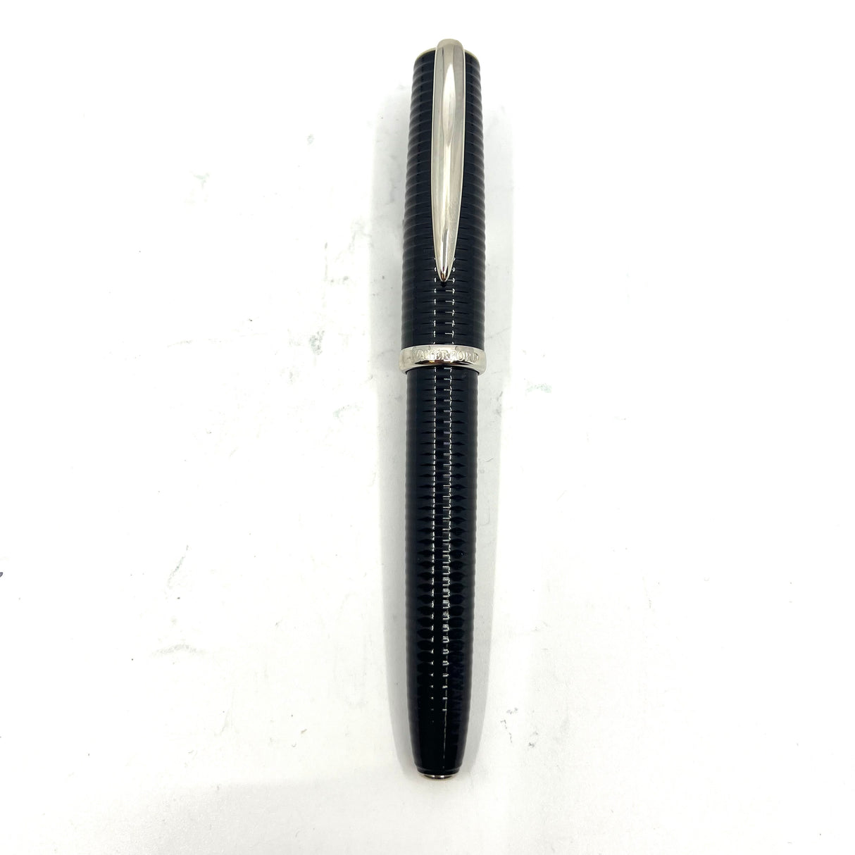 Waterford Oversized Weighty Black Fluted Rollerball