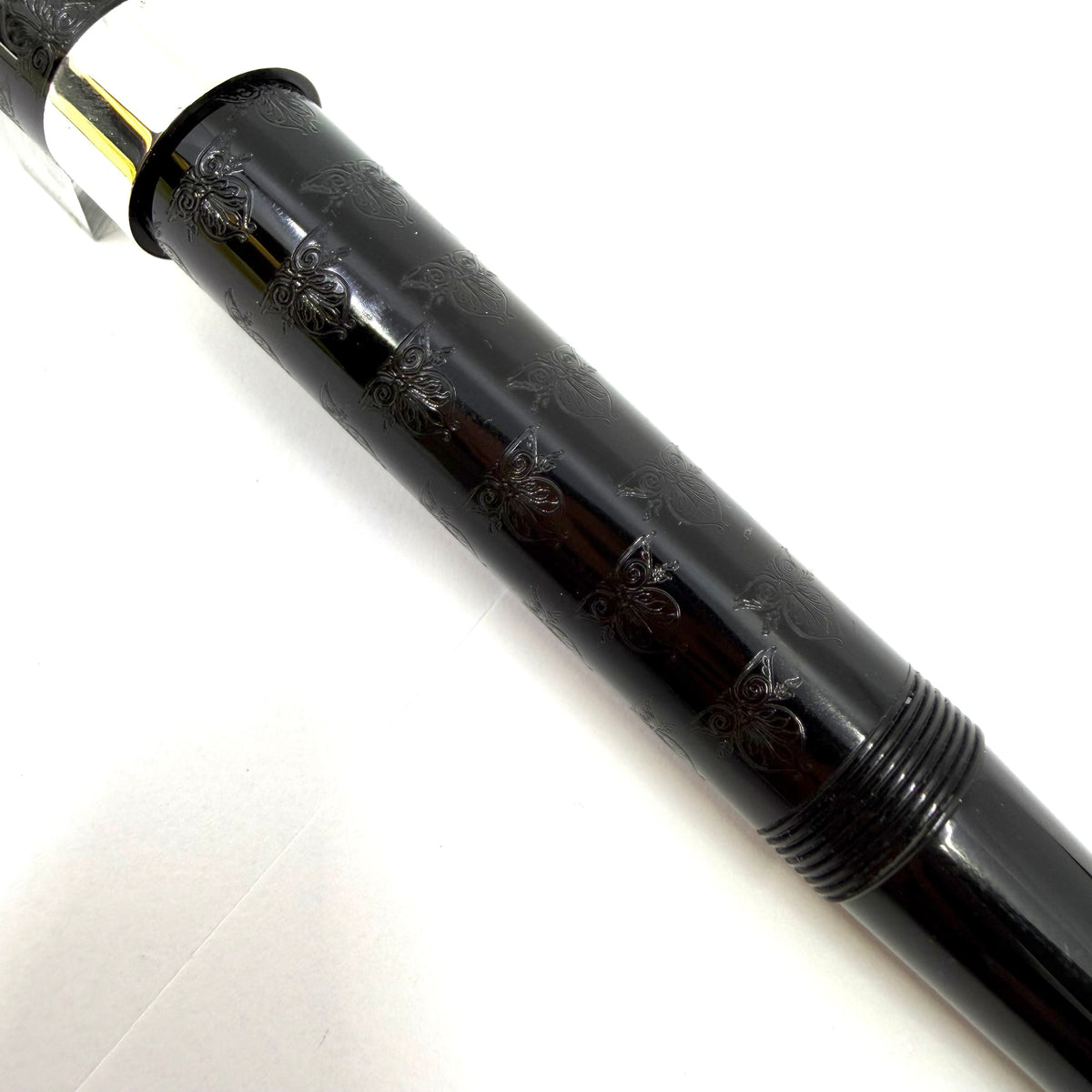 Conway Stewart Large Professional Series Lawyers "Justice is Blind" Subset Etched Limited Edition Fountain Pen - Fine 18kt Gold Nib - Rare! NOT The Learned Hand Edition